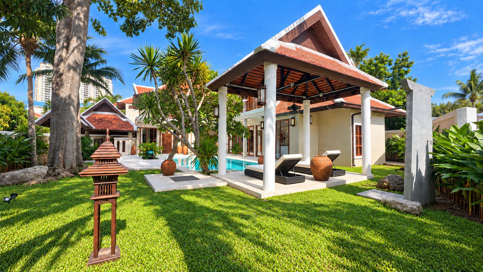 Thai bali villa pavillion