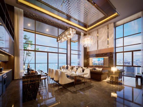 Grand Bay View – Duplex PENTHOUSES for Sale in Pattaya