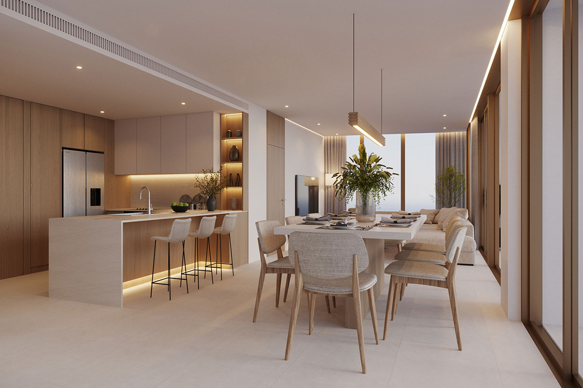 Elegance-Residence-Pattaya-2BR-Kitchen Elegance Residence – 86 Sq.m. Two Bedroom Condo For Sale