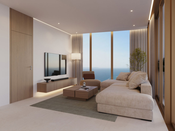Elegance Residence – Curved 92 Sq.m. Two Bedroom Condo