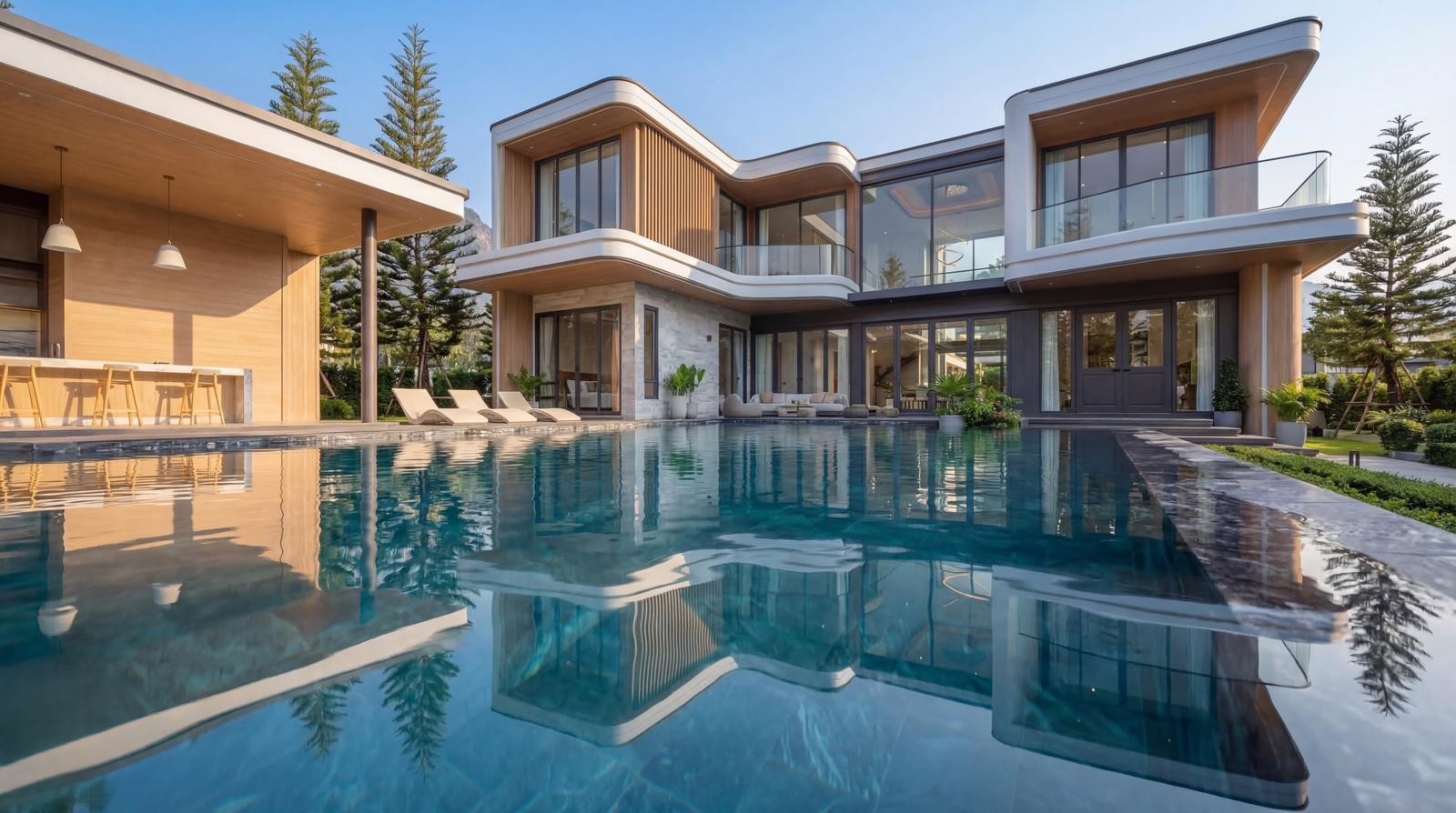 New 4 Bedrooms Luxury Pool Villa For Sale